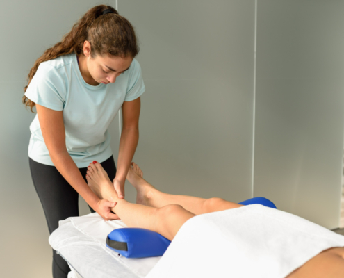 técnicas de masaje para caminantes